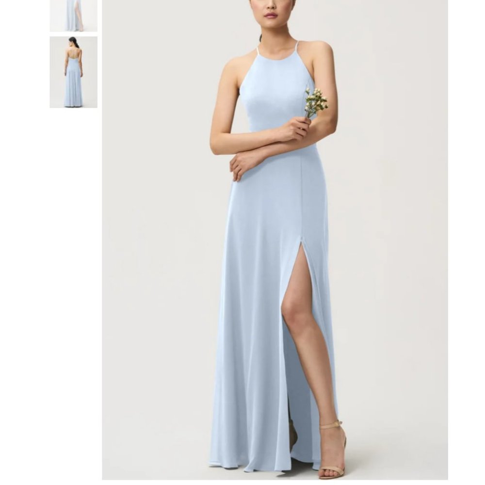 BHLDN Jenny Yoo Kayla Dress Blue